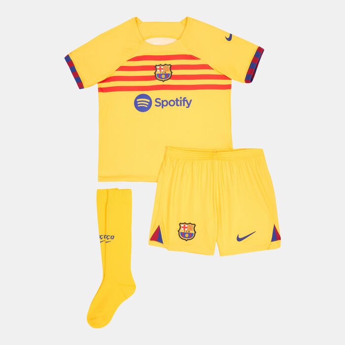 نايكي طقم F.C. برشلونة دراي-فِت 4th للاطفال - 2022/23 أصفر نايكي طقم F.C. برشلونة دراي-فِت 4th للاطفال - 2022/23 أصفر image number 0